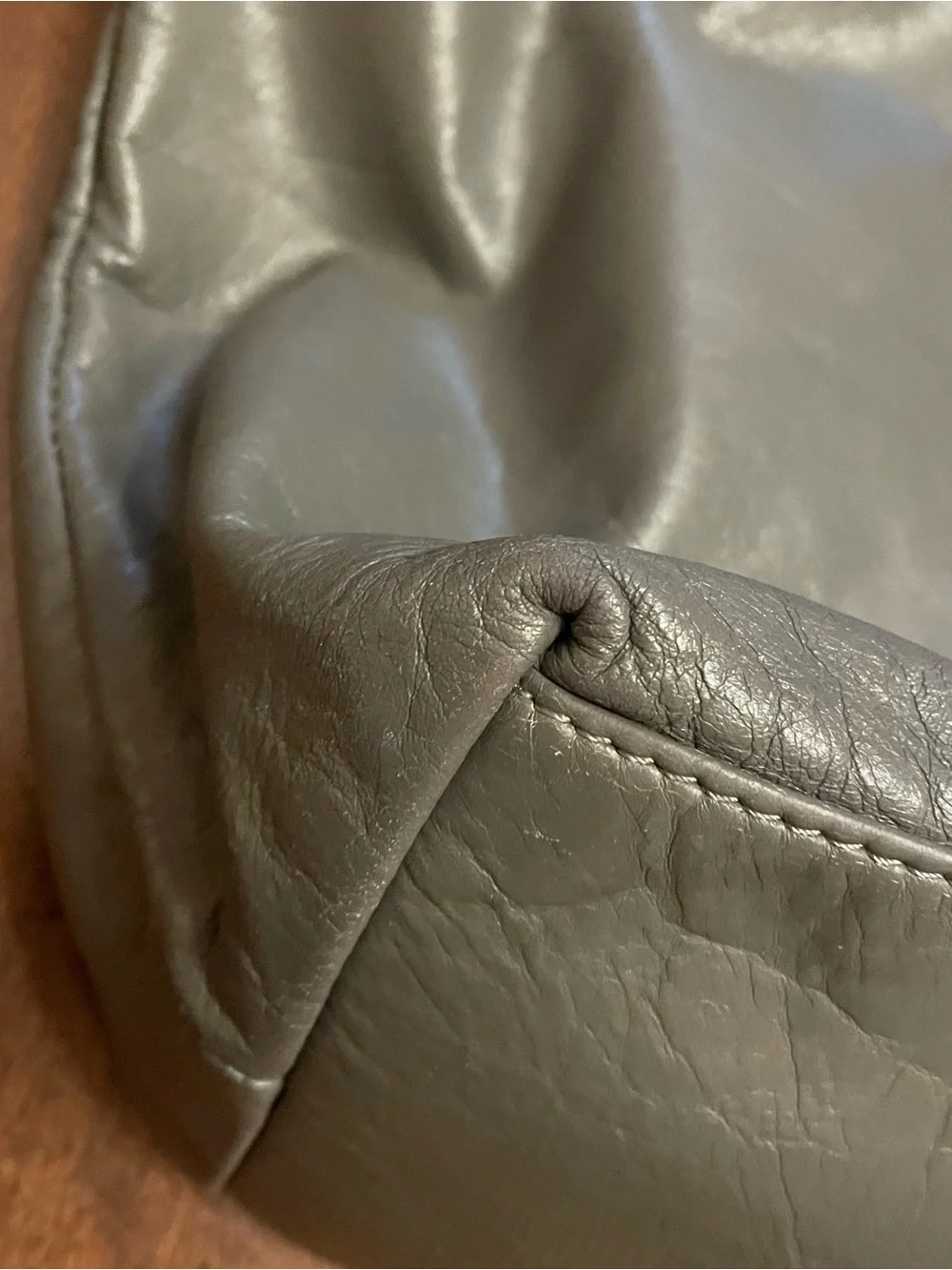 Latico Leathers Leather Tote - Gray
